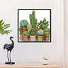(Counted/Stamped) 11CT/14CT Cactus - Cross Stitch 34*35cm/13.39*13.78in(Brand)