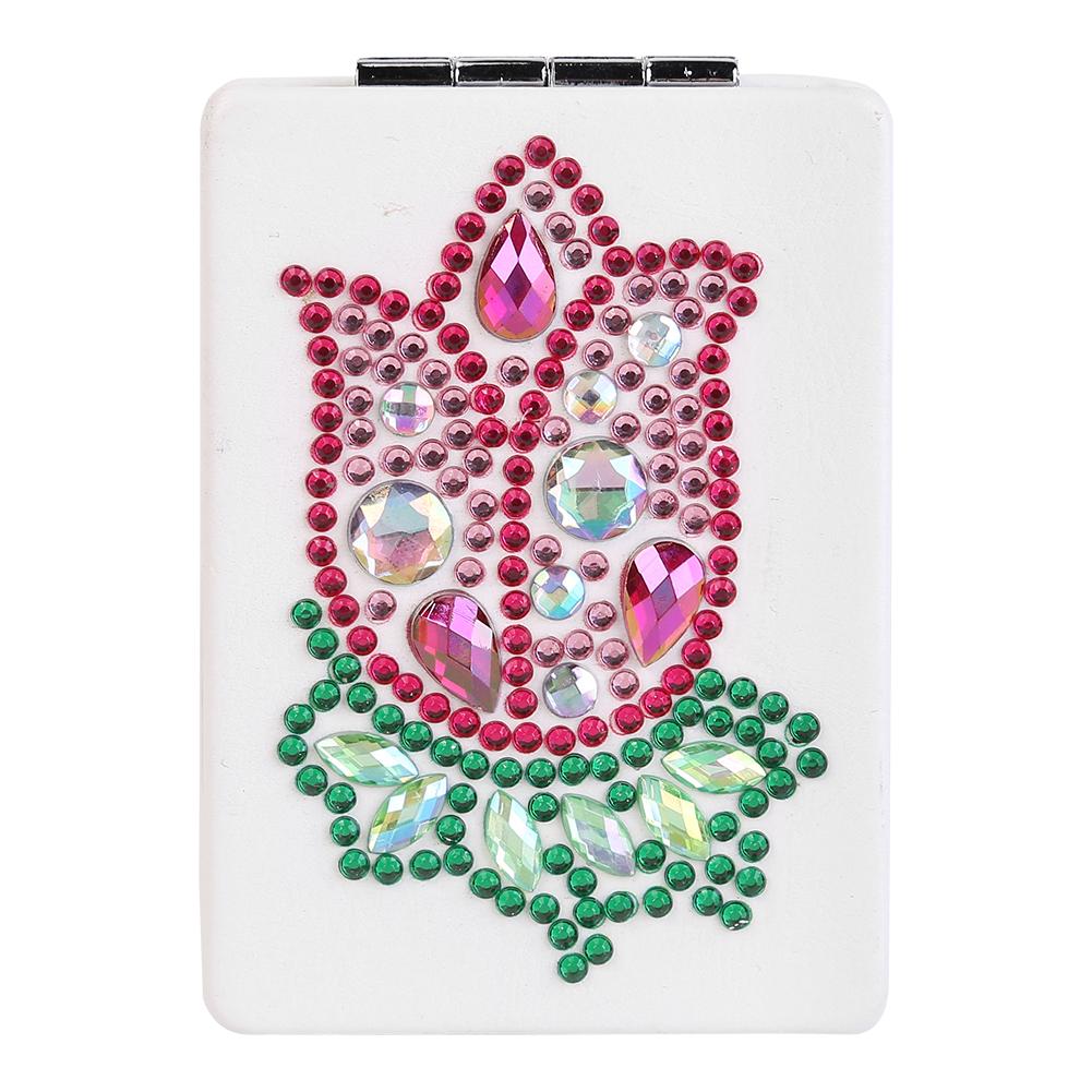 

Flower-Creative Diamond Mini Mirror, 501 Original