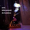 Cadeau color&eacute; de fleur de cristal de rose de galaxie pour la f&ecirc;te des m&egrave;res- pour la f&ecirc;te des m&egrave;res