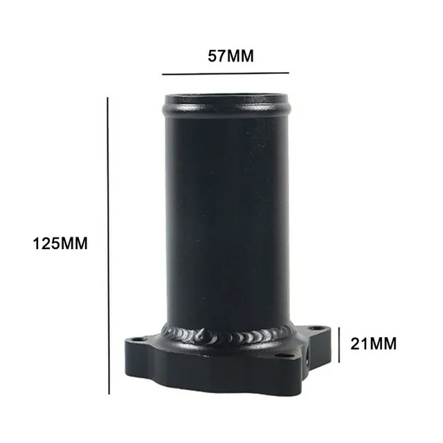 Garlaven 57mm EGR Valve TDI 1.9 Performance EGR Replacement Pipe 1.9 TDI 130/160 For VW （Random Color）