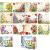 DIY 2027 Diamond Painting Calendar Art Kit Paper Desk Calendar Desktop Decoration Craft Kit