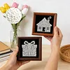 12Pcs DIY Pearl Painting Christmas for Home Wall Decor(15x15cm)