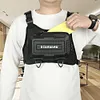 Sports Chest Bag Chest Fanny Pack Adjustable Strap Breathable for Cycling Hiking