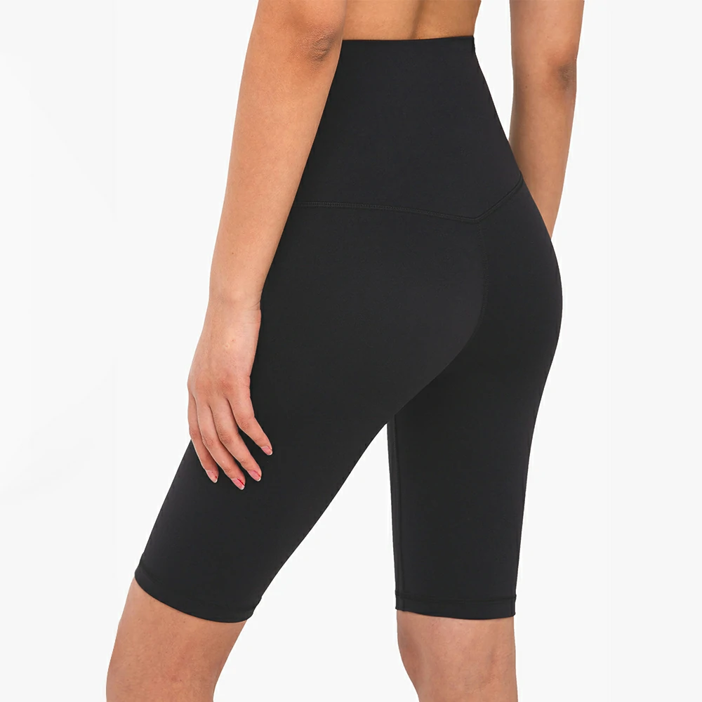 High quality high waisted compression biker shorts 