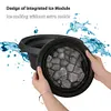 Silicone Face Ice Bath Bowl Folding Cold Plunge Basin Built In Icetray Skin Care