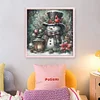 Christmas Snowman-11CT Stamped Cross Stitch 40*40cm/15.75*15.75in