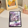 Special Shaped Lavender Flower Diamond Painting Journal Notebook Kit