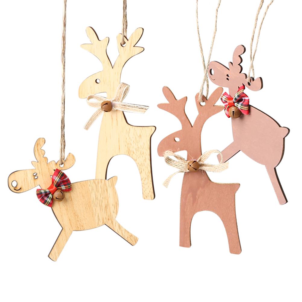 

Merry Christmas Wooden Cute Elk Shape Pendants Kids Lovely Gifts Room Decor, Jm01620, 501 Original