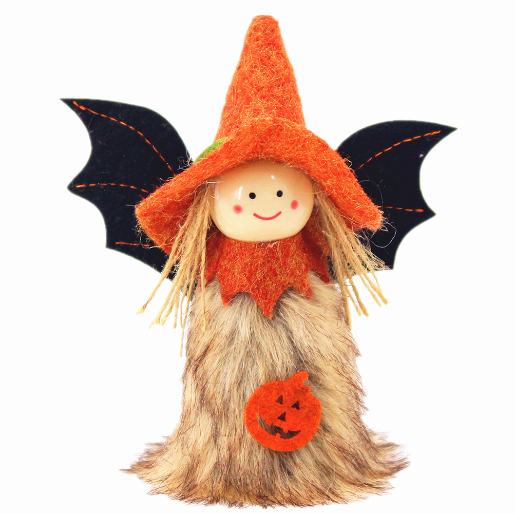 

Standing Witch Plush Dolls Halloween Ornament Party Home Table Decoration, 501 Original