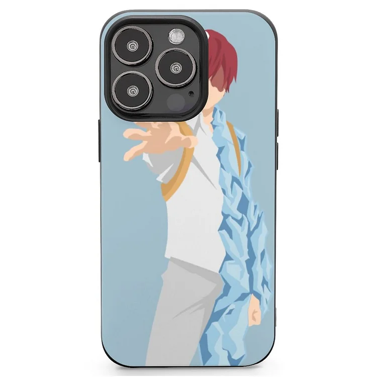 Shoto Todoroki Anime My Hero Academia Phone Case(54) Mobile Phone Shell IPhone 13 and iPhone14 Pro Max and IPhone 15 Plus Case - Heather Prints Shirts