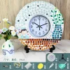 DIY Glass Mosaic Tiles Crafts Kits Handmade Clock Home Decor Gifts