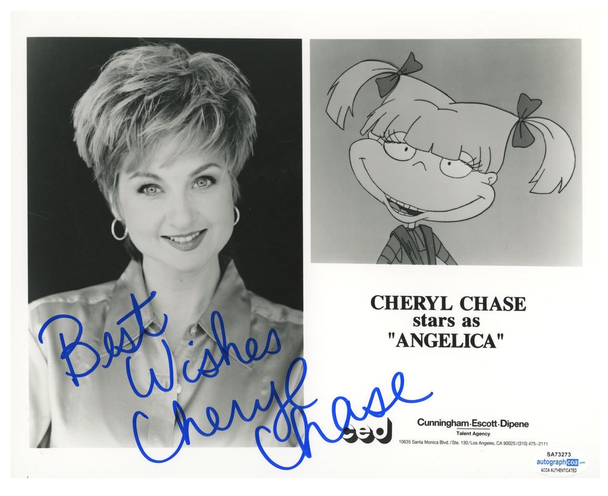 Cheryl Chase Rugrats ACOA Signed Autograph 8 x 10 Photo Poster painting