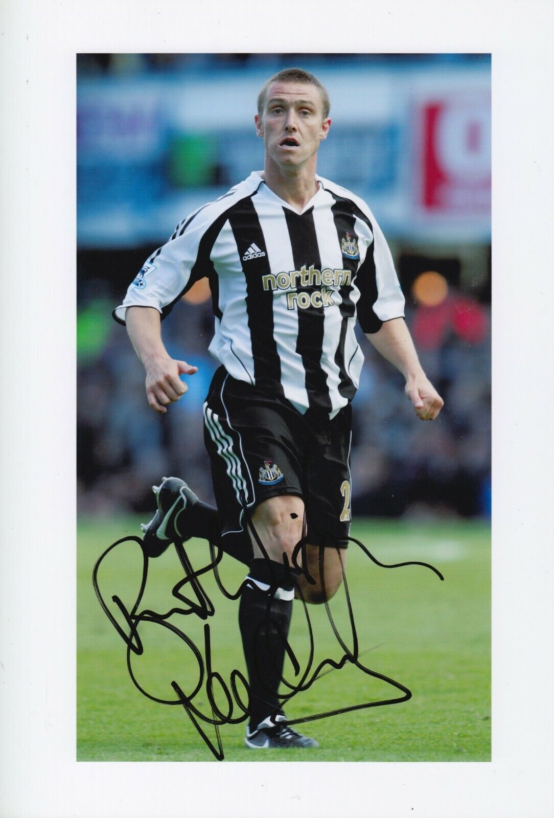 Lee Clark Hand Signed 12x8 Photo Poster painting - Newcastle United Football Autograph.