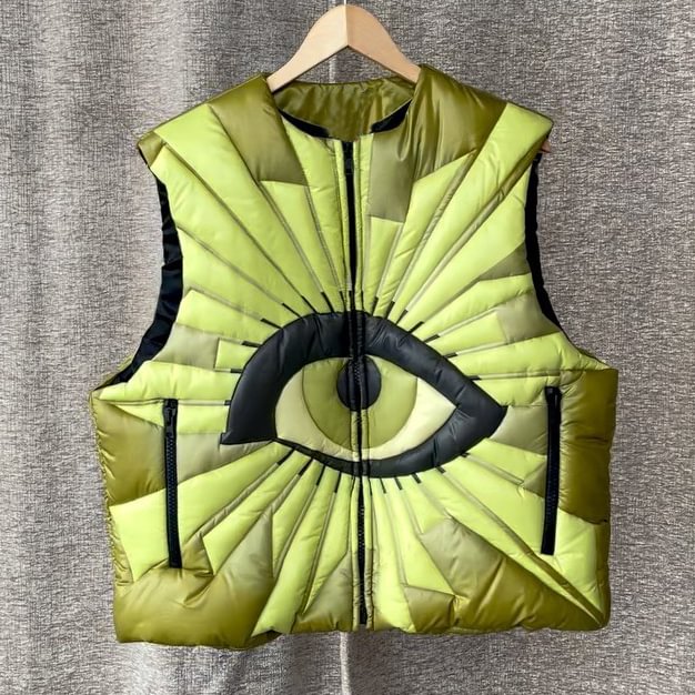 Devil's Eye Zip Bubble Vest
