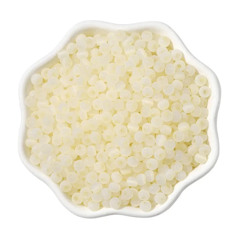 1 Set Diameter 4mm Hole 1~1.9mm Glass Ball Beads