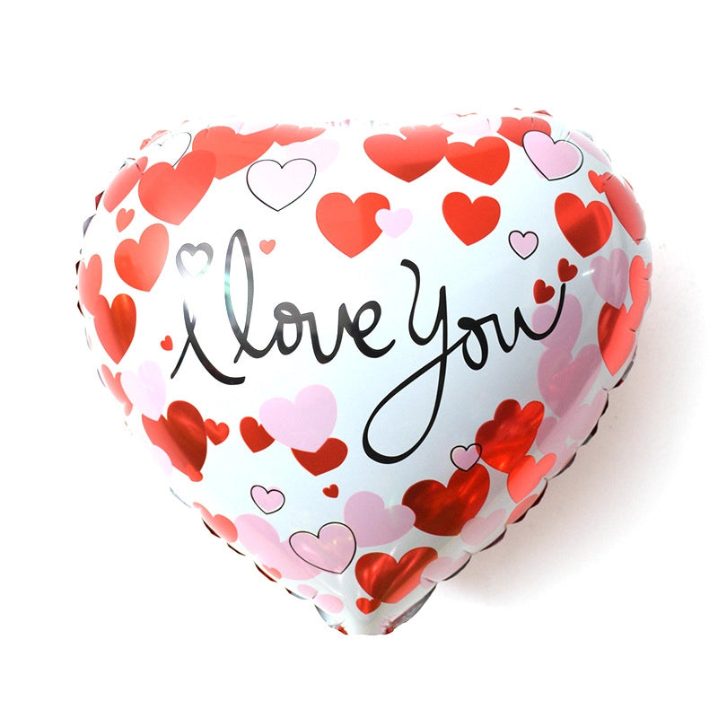 Vacation Minimalist Heart Shape Aluminum Film Travel Daily Balloons