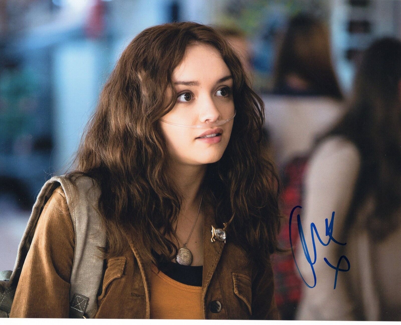 Olivia Cooke Signed 8x10 Photo Poster painting w/COA Bates Motel Emma De Cody #2