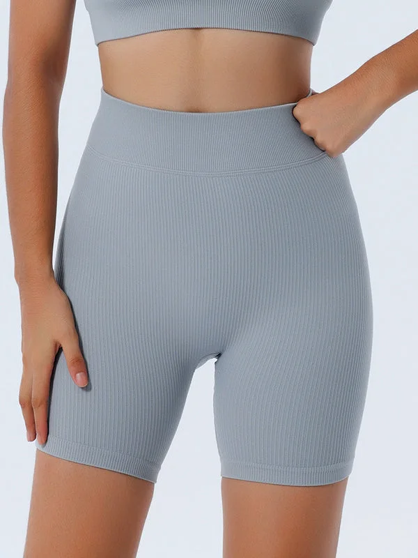 High Waisted Solid Seamless Yoga Pants