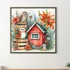 Diamond Painting-DIY Full Round Drill Owl House(40*40CM)