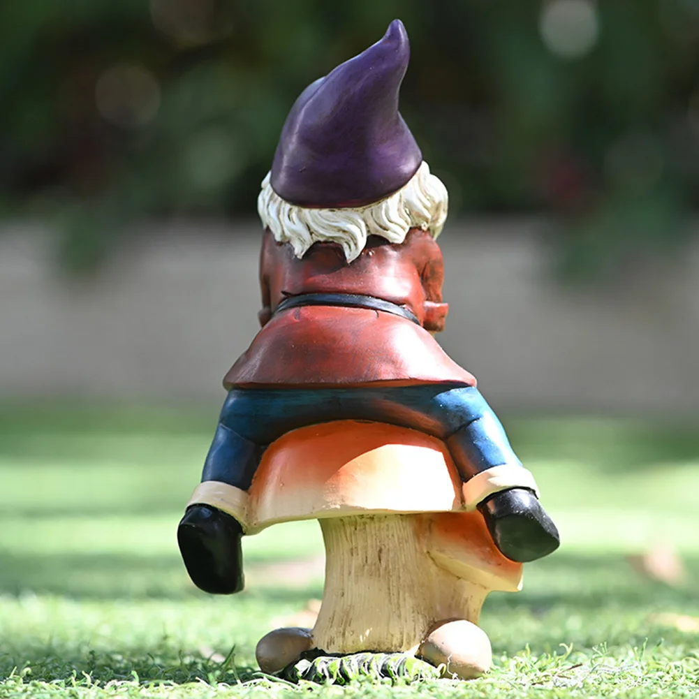 Gnome Dwarf Garden Statue Gift Outdoor Decoration Courtyard Accessories