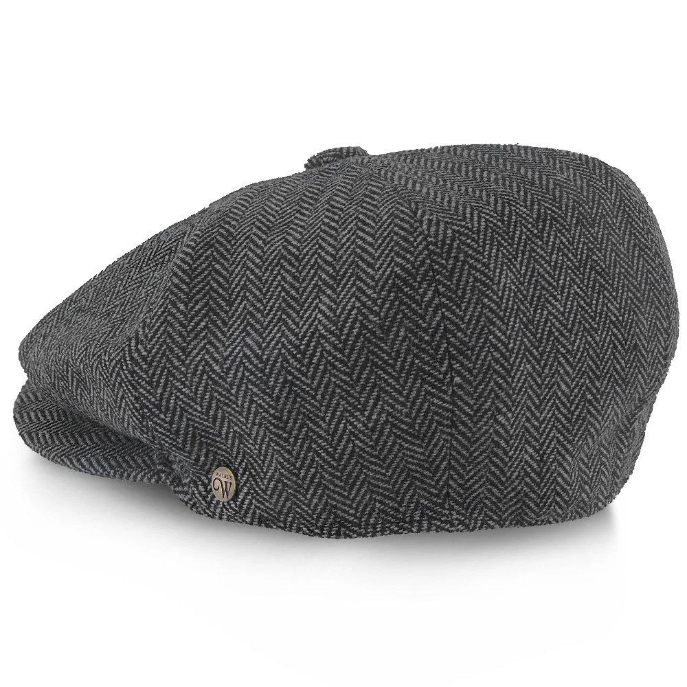 5 Colors - Shelby - Walrus Hat Wool Blend 8 Panel Newsboy Cap