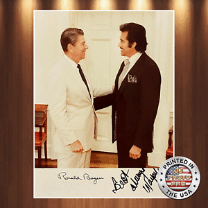 Ronald Reagan Wayne Newton Autographed Signed 8x10 Photo Poster painting REPRINT