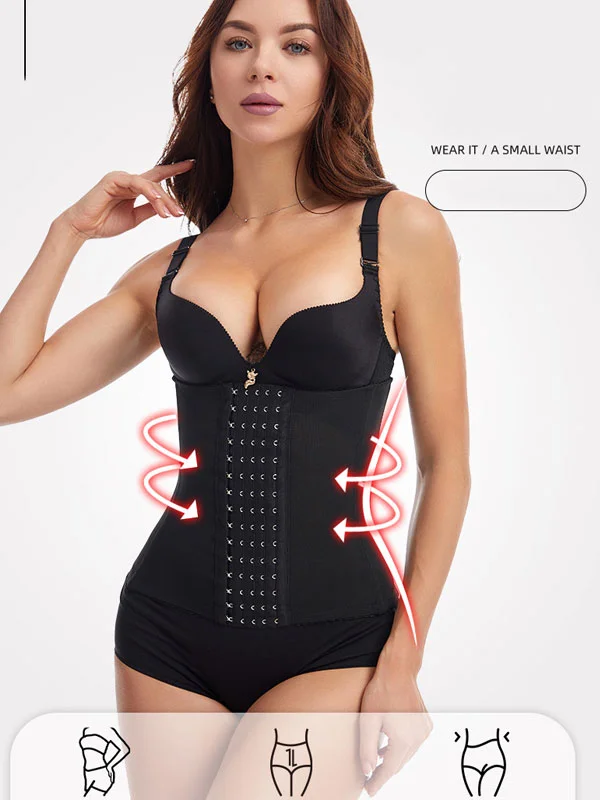 Thin breathable belly button shapewear corset waist
