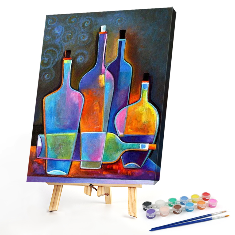 

40*50CM - Paint By Numbers - Bottle, 501 Original