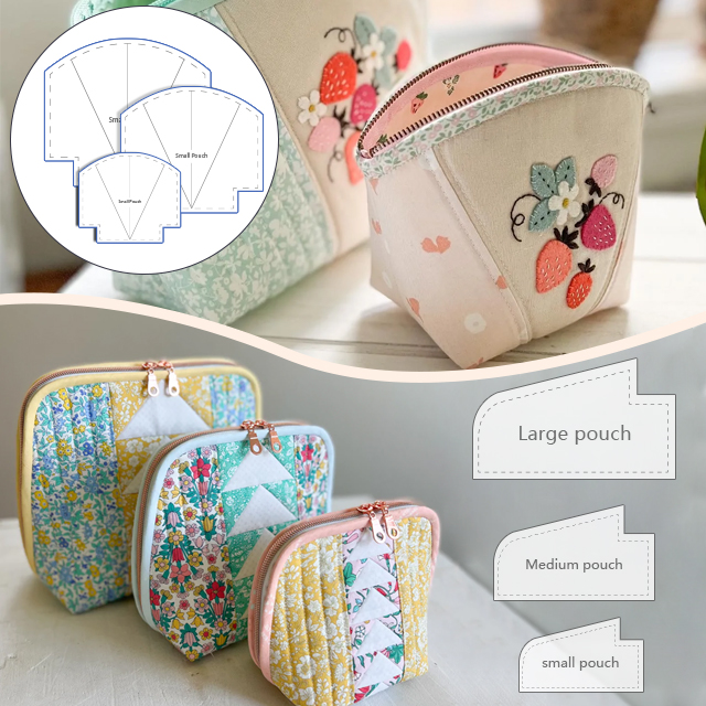 Cute Pouch Template 2 PCS Set