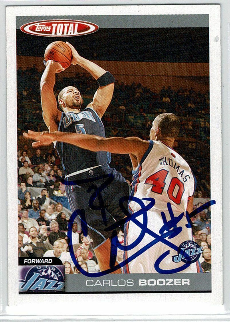 Carlos Boozer signed autographed card! Authentic! 12652