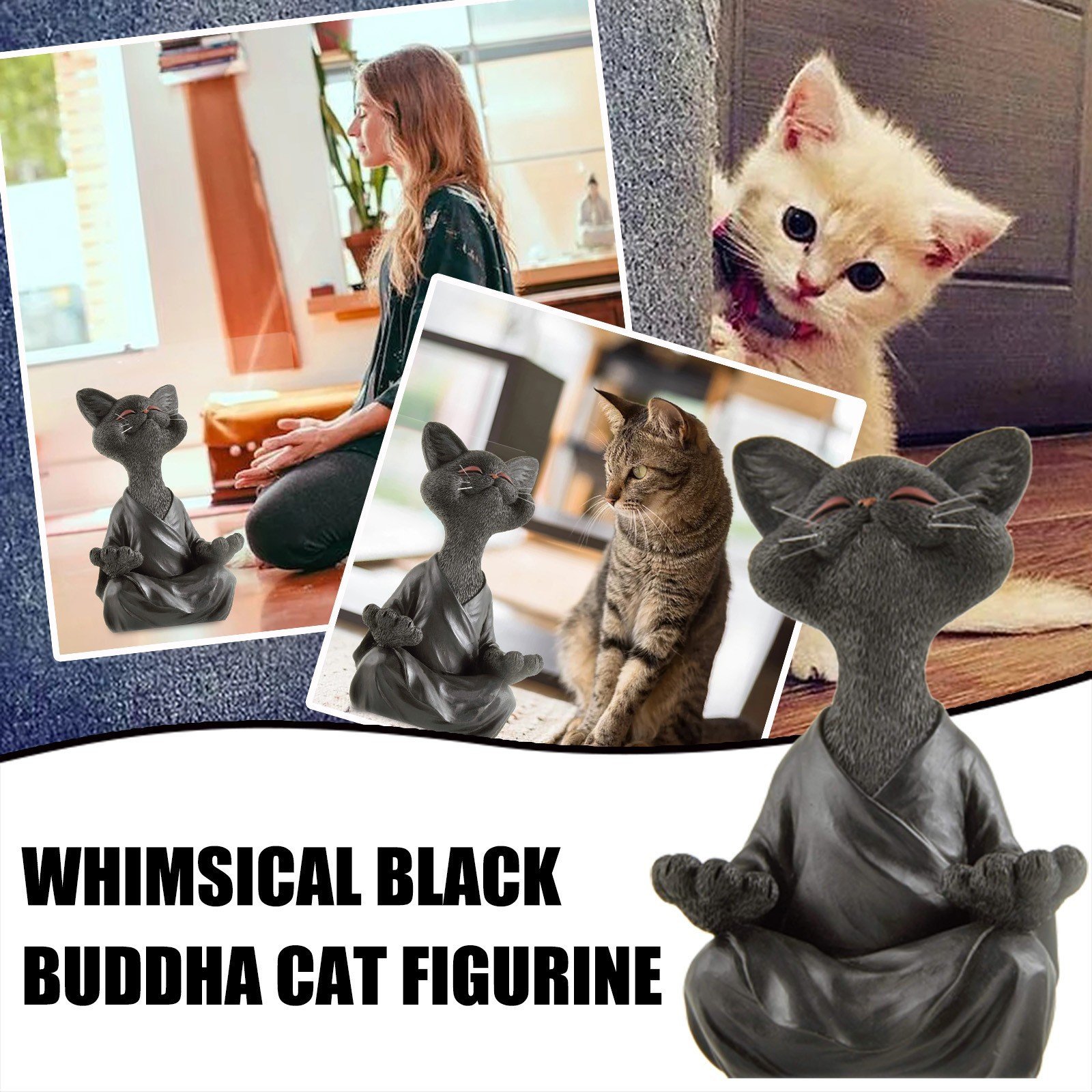 🎁The Best Gifts For Your Loved Ones💕 Happy Buddha Cat - tree - Codlins