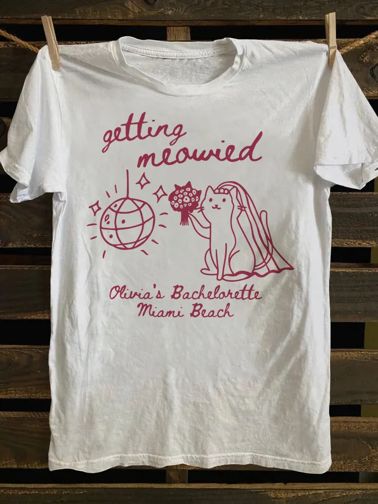 Getting Meowied T-shirt
