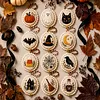 Halloween Embroidery Ornament Kit &ndash; DIY Hanging Ornaments with Jingle Bells (Set of 12,Beginner-Friendly) tapestrymarket