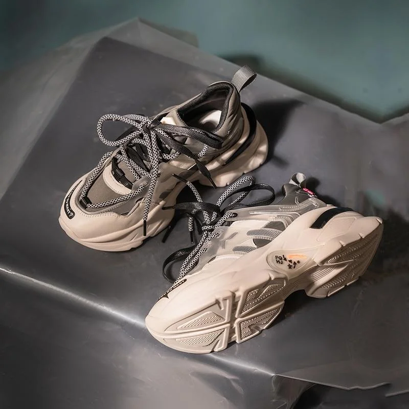 Brand Sneakers Women Platform Shoes Fashion Thick Sole Sport Shoes Ladies Trainers Casual Chunky Sneakers Women Basket Femme