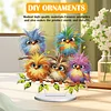 Birds On Branches Double Sided - 5D DIY Ornament