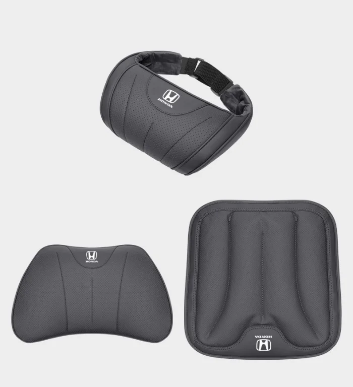 Car four seasons universal skin-friendly comfortable headrest neck pillow sports seat pillow lumbar support cushion