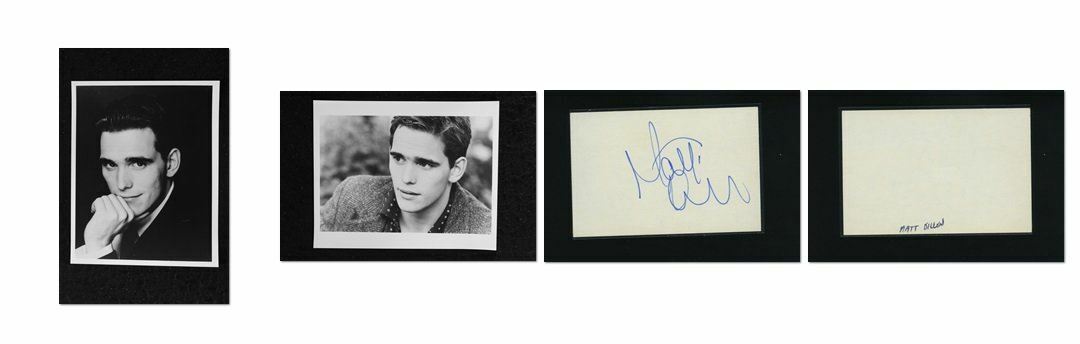 Matt Dillon - Signed Autograph and Headshot Photo Poster painting set - Something About Mary