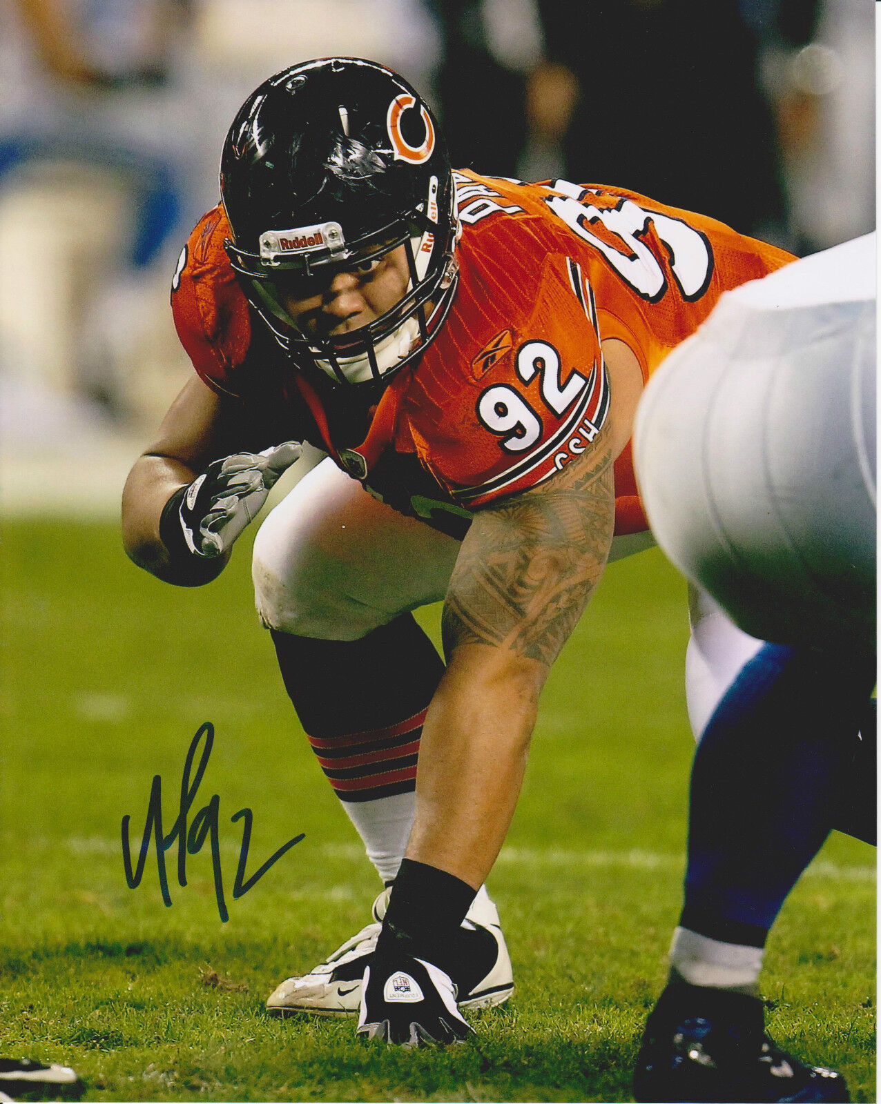 STEPHEN PAEA signed autographed CHICAGO BEARS 8X10 Photo Poster painting w/COA