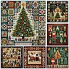 (Multi-Style) Christmas Tree-14CT Stamped Cross Stitch 40*40cm/15.75*15.75in