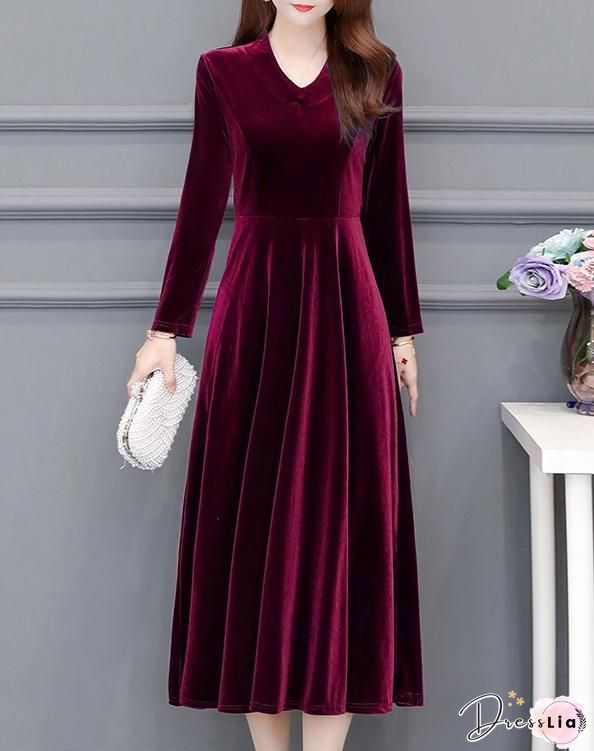 Brick Red Vintage Solid Coats & Jackets