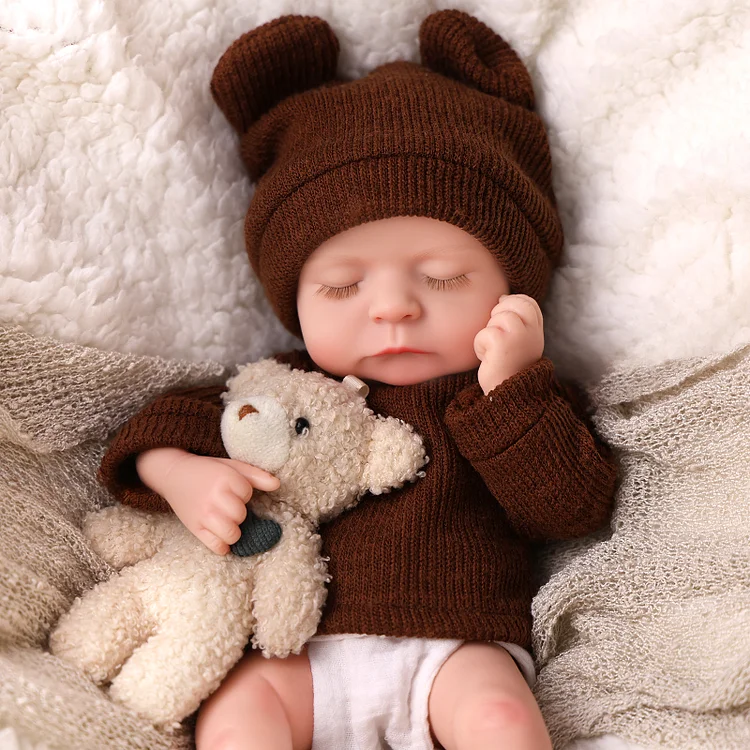 Babeside Noah 12"/16" Realistic Silicone Sleeping Baby Little Infant Boy Best Gift for Kids
