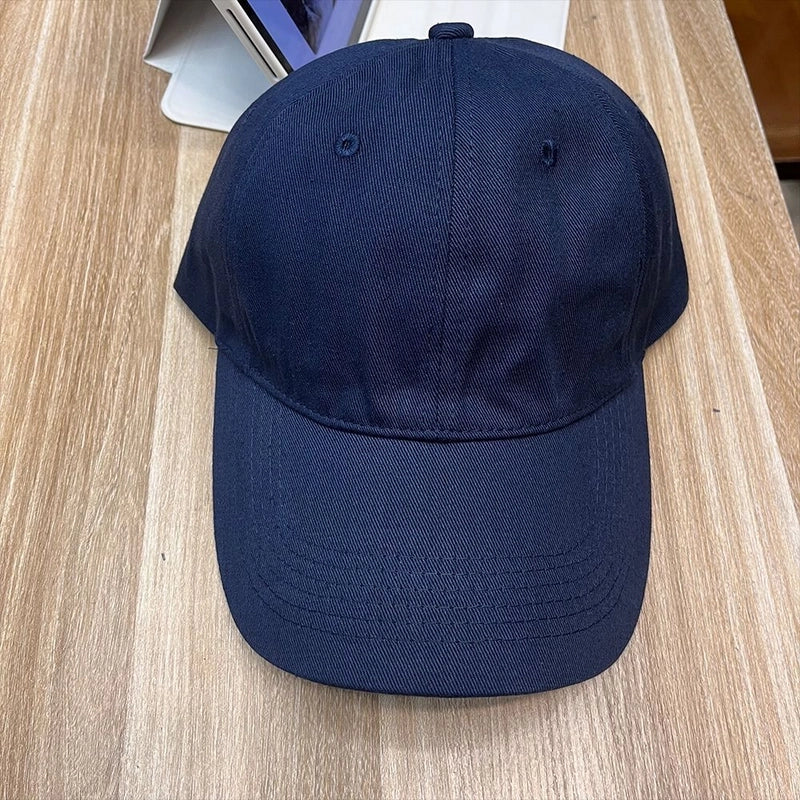 Korean-style Retro Distressed Washed Soft Cotton Baseball Cap Trendy Men’s And Women’s Street Light Plate Curved Eaves Hip-hop Duck Tongue Hat