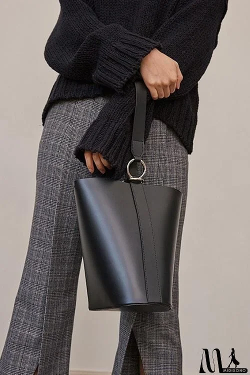 MidiSono - PU Bucket Handbag