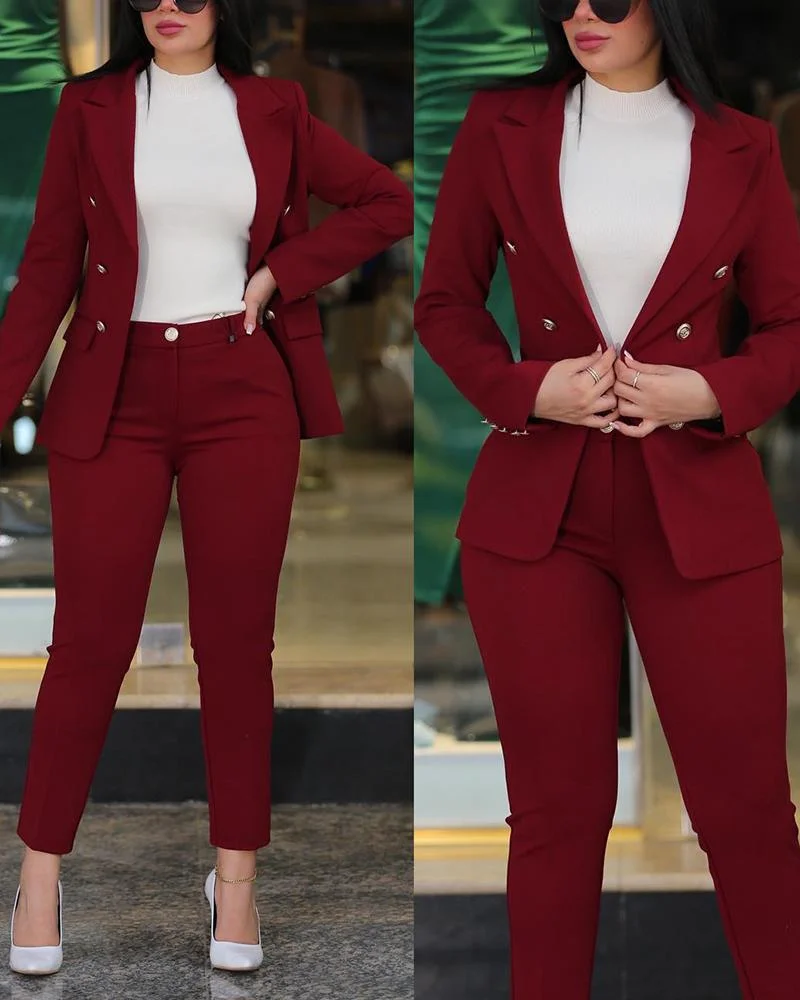 Mongw Mongw Wise Casual Fashion Business Wear Women's Suit Suit