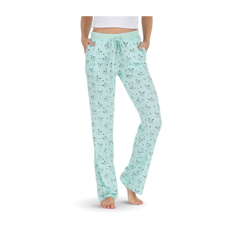 Relax with Eevee Brown & Mint Lounge Pants - Women