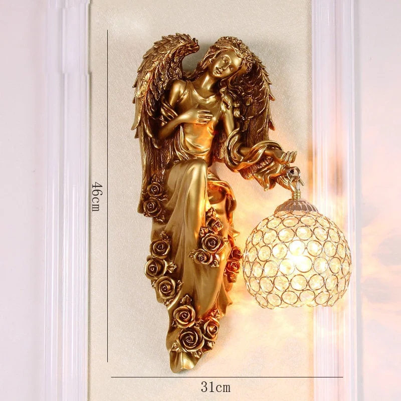 Angel Wall Lamp Led Living Room Background Wall Creative Staircase Corridor Decorative Bedroom Bedside Lamp