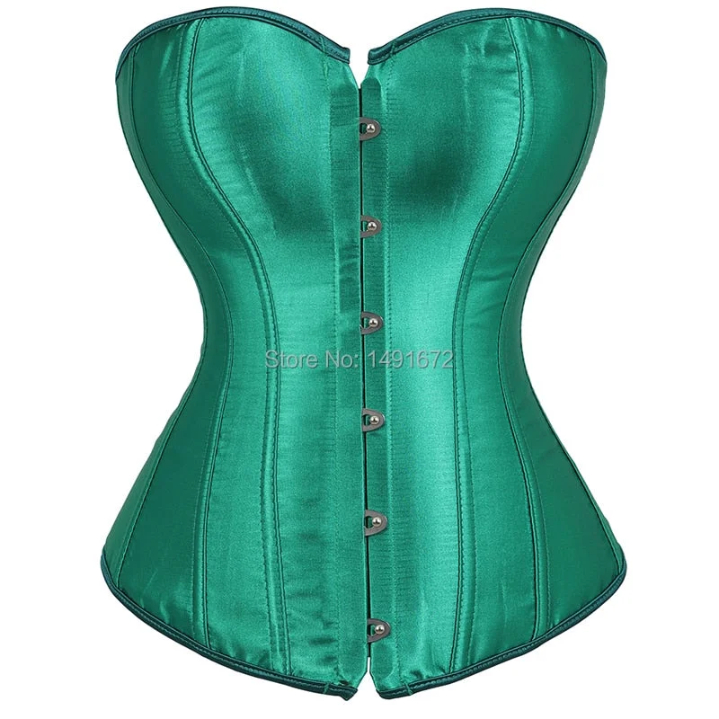 Corset Sexy Bustiers Top Plus Size Lingerie Gothic Overbust Corsets for Women Brocade Burlesque Vintage Costumes Erotic Mujer