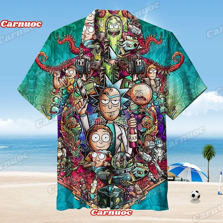 Rick and Morty | Unisex Hawaiian Shirt