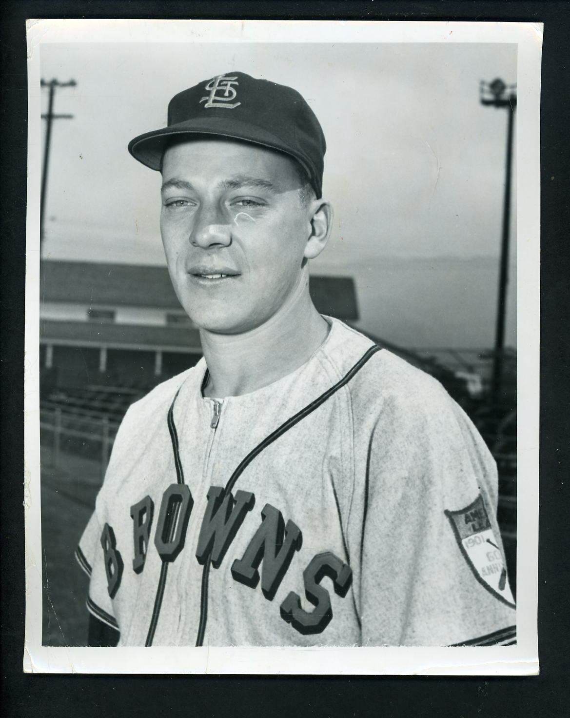 Joe DeMaestri 1952 Press Photo Poster painting St. Louis Browns