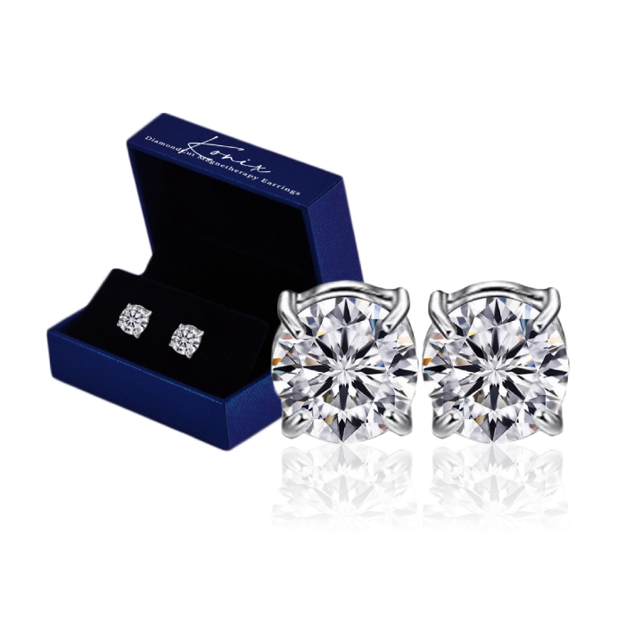 Konix DiamondCut LymphDetox Magnetherapy Earrings（Limited Time Discount 🔥 Last Day）